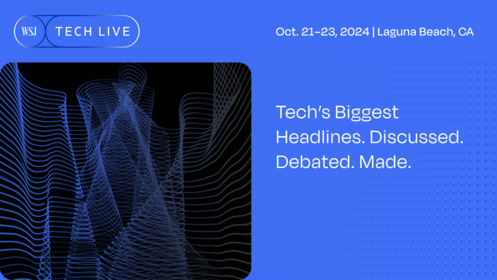 OCT NOV 24 TAP WSJ Tech Live Event