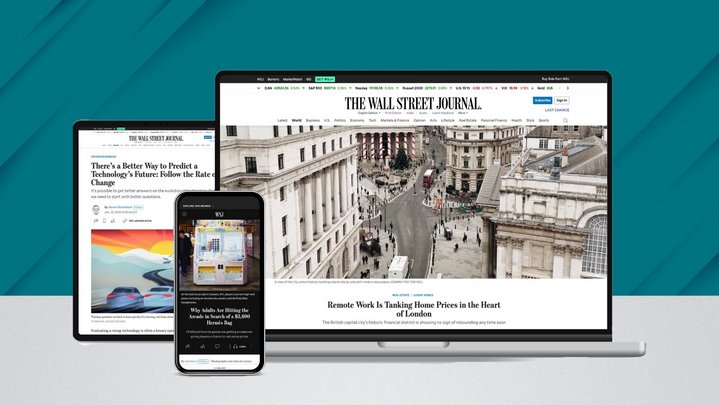 Complimentary access to The Wall Street Journal